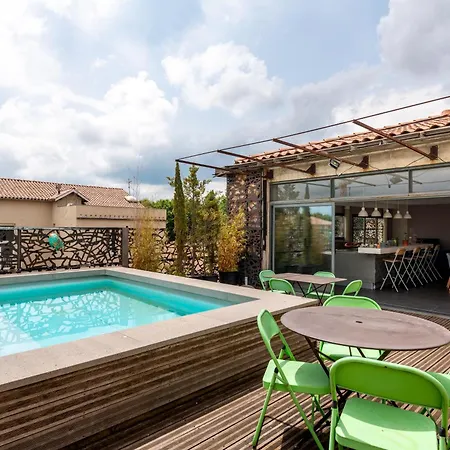 Le Couvent Des Ursulines - Penthouse Climatise Piscine Lejlighed *